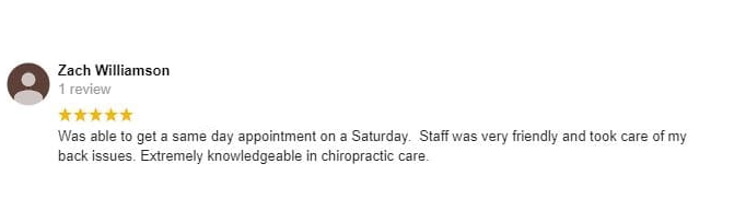 Chiropractic La Crosse WI Zach Testimonial